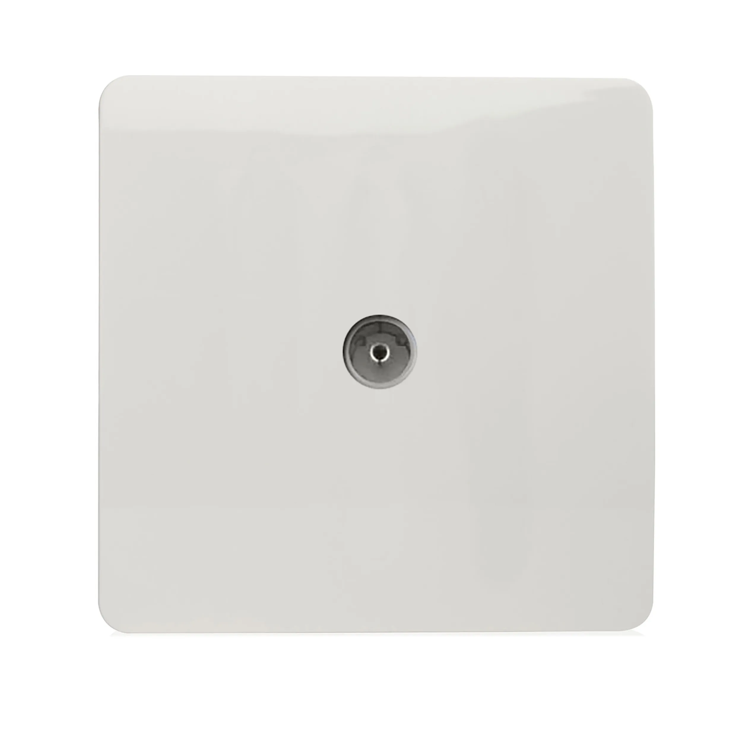 ART-TVSWH  TV Co-Axial 1 Gang Ice White